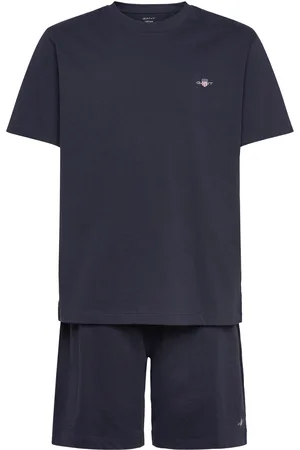 GANT Jersey Pj Set Sets Sets With Short-sleeved T-shirt Navy