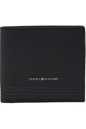 Tommy Hilfiger Th Business Cc And Coin Accessories Wallets Classic Wallets Black