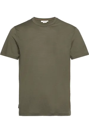Icebreaker Men Merino 150 Tech Lite Ss Tee Tops T-Kortærmet Skjorte Khaki Green