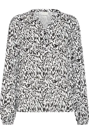 Kaffe Kamathilde Blouse Tops Blouses Long-sleeved Black