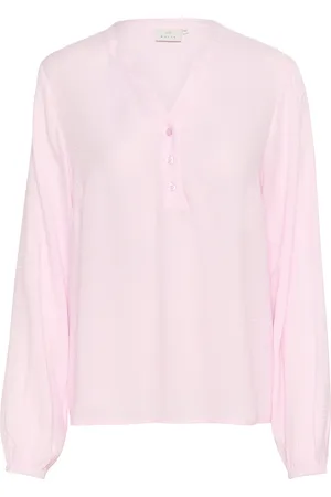 Kaffe Kamathilde Blouse Tops Blouses Long-sleeved Pink