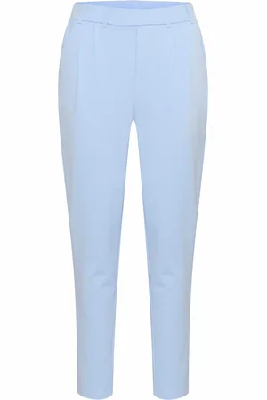 Kaffe Kajenny Pants Bottoms Trousers Slim Fit Trousers Blue