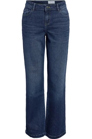 Noisy May Nmnila Lw Wide Jeans Az422Db S* Bottoms Jeans Wide Blue