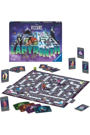 Ravensburger Villains Labyrinth Sv/Da/No/Fi/Is Toys Puzzles And Games Games Board Games Multi/patterned