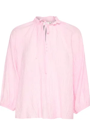 Kaffe Kalianna Blouse Tops Blouses Long-sleeved Pink