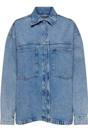 ONLY Onlemmie L/S Shirt Mb Dnm Az Noos Jakke Denimjakke Blue