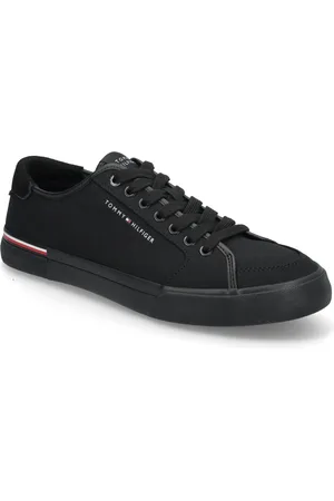 Tommy Hilfiger Core Corporate Vulc Canvas Low-top Sneakers Black