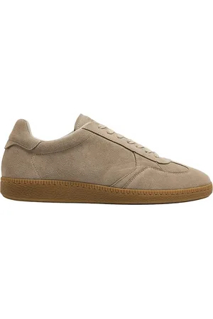 SELECTED Slhfinley Suede Sneaker Low-top Sneakers Beige