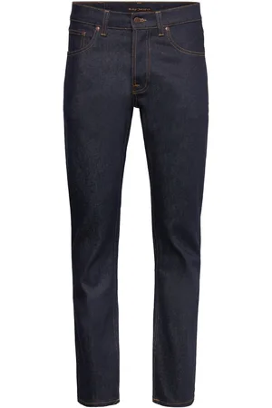 Nudie Jeans Solid Ollie Dry Abyss Designers Jeans Slim Navy