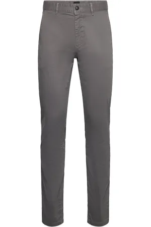 HUGO BOSS Chino_Slim Bottoms Trousers Chinos Grey