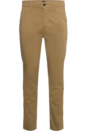 HUGO BOSS Chino_Tapered Bottoms Trousers Chinos Beige