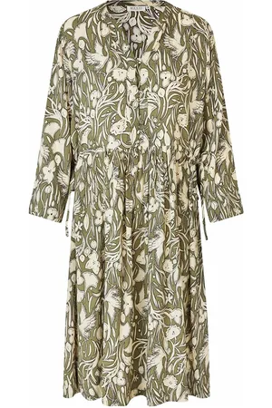 Masai Manimat Knælang Kjole Khaki Green