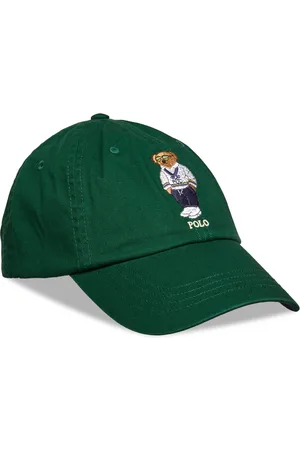 Ralph Lauren Polo Bear Twill Ball Cap Accessories Headwear Caps Green