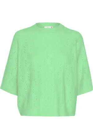 Kaffe Katella Pullover Tops Knitwear Jumpers Green