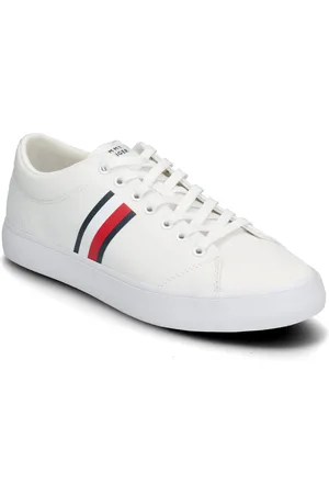 Tommy Hilfiger Th Hi Vulc Low Core Stripes Mesh Low-top Sneakers White