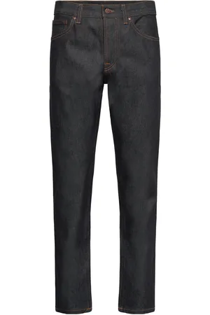 Nudie Jeans Steady Eddie Ii Dry Heavy Bottoms Jeans Tapered Navy