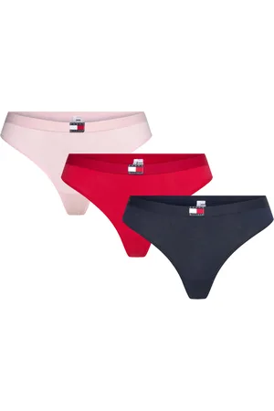 Tommy Hilfiger 3 Pack Thong G-streng Undertøj Red
