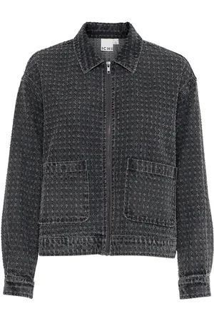 Ichi Ihangels Ja Jakke Denimjakke Black