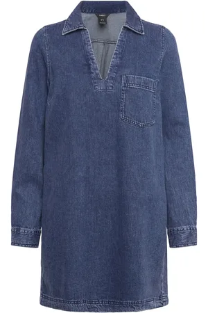Lindex Dress Aster Kort Kjole Blue