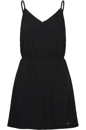 Tommy Hilfiger Tjw Essential Strap Dress Ext Kort Kjole Black