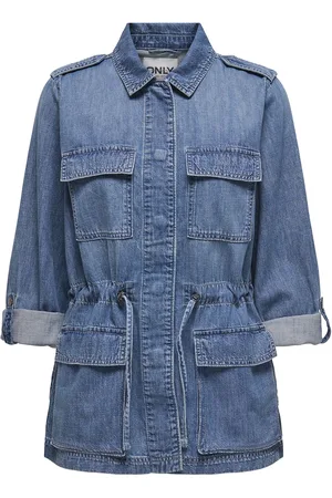 ONLY Onlkenya L/S Utility Dnm Jkt Akm Cs Jakke Denimjakke Blue