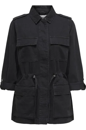 ONLY Onlkenya L/S Utility Dnm Jkt Akm Cs Jakke Denimjakke Black