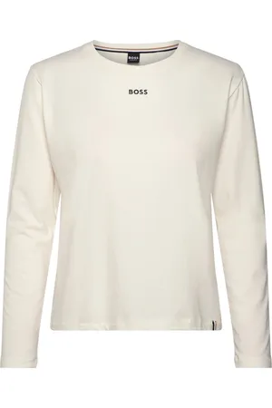 HUGO BOSS Ci_Ls-Shirt Top Cream