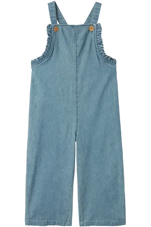 Lil Atelier Nmftula Dnm Overall 8133-Tt B Lil Bottoms Dungarees Blue