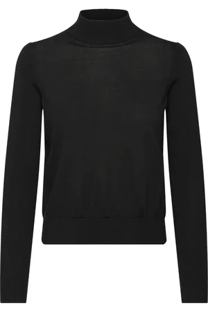 HUGO BOSS Sedennian Tops Knitwear Turtleneck Black