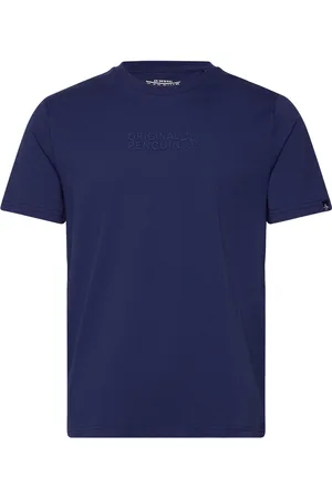 Original Penguin Jrsy Grphc Tee Hd To Tops T-Kortærmet Skjorte Navy