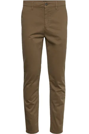HUGO BOSS Chino_Tapered Bottoms Trousers Chinos Khaki Green