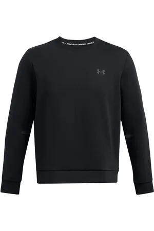 Under Armour Ua Unstoppable Flc Crew Eu Sport Men Sport Clothing Sport Sweatshirts & Hoodies Sport Sweatshirts Black