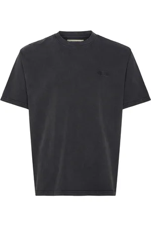 Woodbird Wbbaine Washed Tee Tops T-Kortærmet Skjorte Black