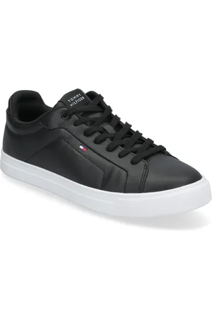 Tommy Hilfiger Icon Court Pinperf Lth Low-top Sneakers Black