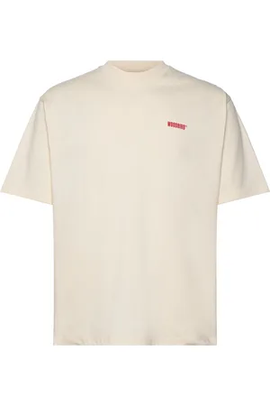 Woodbird Wbbaine Dude Tee Tops T-Kortærmet Skjorte Cream