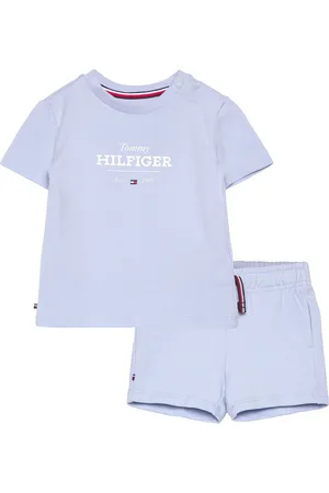 Tommy Hilfiger Monotype Tee And Short Set Sets Sets With Short-sleeved T-shirt Blue