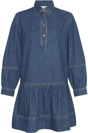 MSCH Mschadalyn Elena Dress Kort Kjole Blue