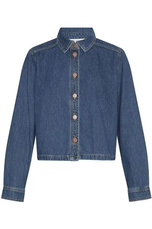 MSCH Mschadalyn Elena Shirt Tops Shirts Long-sleeved Blue