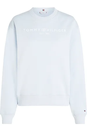 Tommy Hilfiger Mdrn Reg Corp Logo C-Nk Swtshrt Tops Sweatshirts & Hoodies Sweatshirts Blue