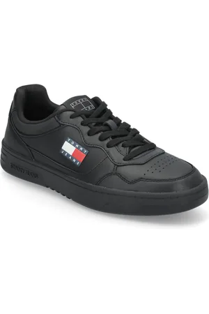 Tommy Hilfiger Tjm Cupsole Leather Ess Low-top Sneakers Black