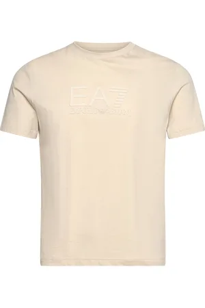 EA7 T-Shirt Tops T-Kortærmet Skjorte Cream