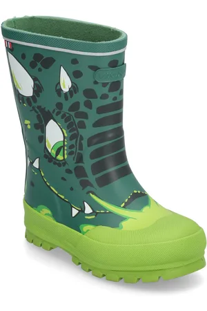 Viking Jolly Print Shoes Rubberboots High Rubberboots Green