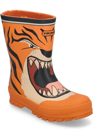 Viking Jolly Print Shoes Rubberboots High Rubberboots Orange