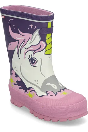 Viking Jolly Print Shoes Rubberboots High Rubberboots Purple
