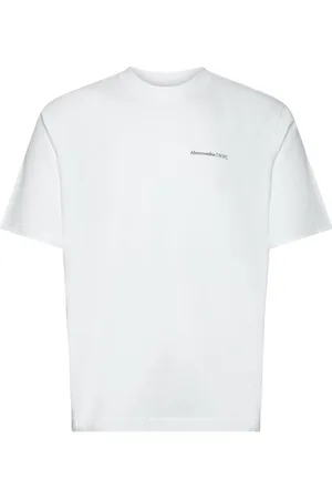 Abercrombie & Fitch Anf Mens Graphics Tops T-Kortærmet Skjorte White