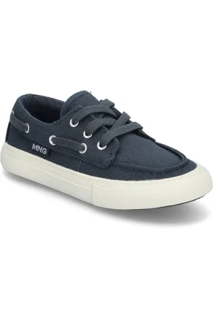 MANGO Nautical Lace-Up Shoes Low-top Sneakers Navy