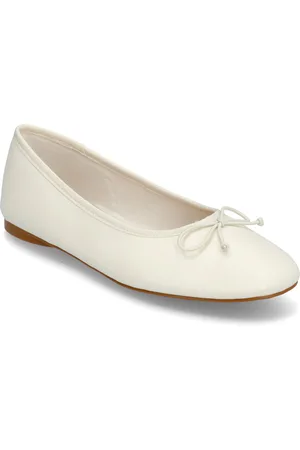 MANGO Bow Ballerina Ballerinasko Ballerinaer White