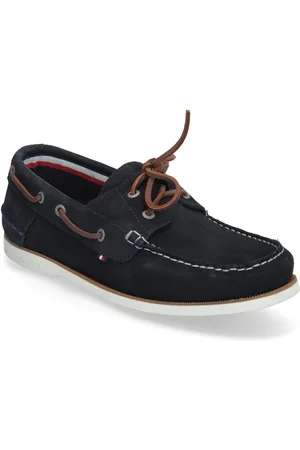 Tommy Hilfiger Th Boat Shoe Core Suede Sejlersko Sko Navy