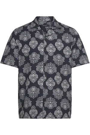 Matinique Maklampo Tops Shirts Short-sleeved Shirts Navy