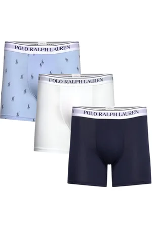 Ralph Lauren Stretch Cotton Boxer Brief 3-Pack Boxershorts Navy